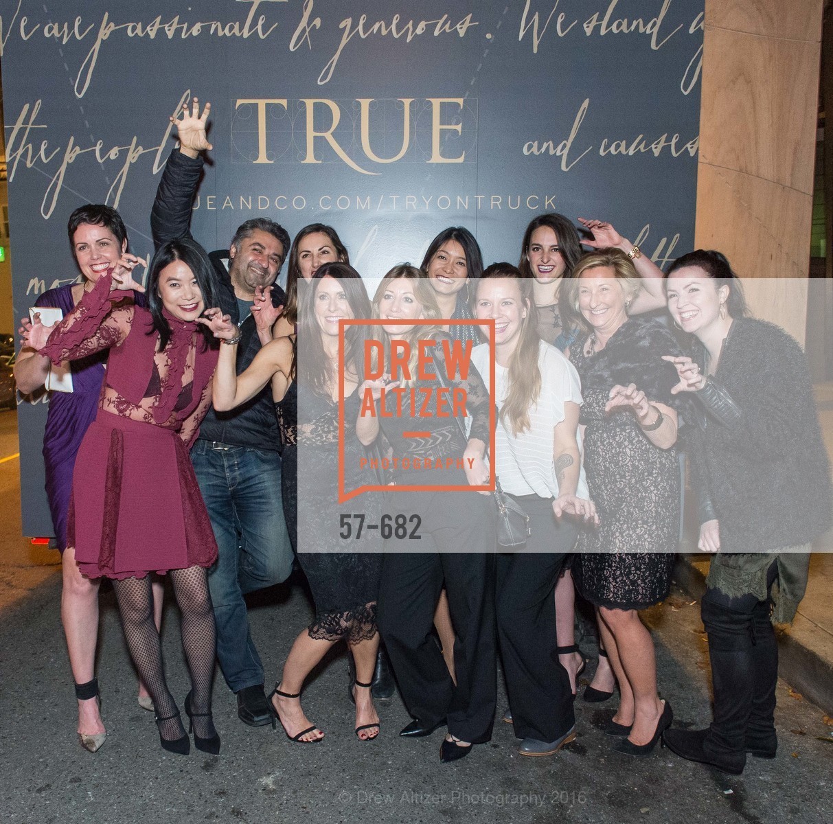 True And Co Group Photo, Michelle Lam hosts the launch of True&Co.’s Try-on Truck National Tour, MatrixFillmore. 3138 Fillmore, January 12th, 2016, Photo #57-682 True And Co Group Photo, Photo #57-682