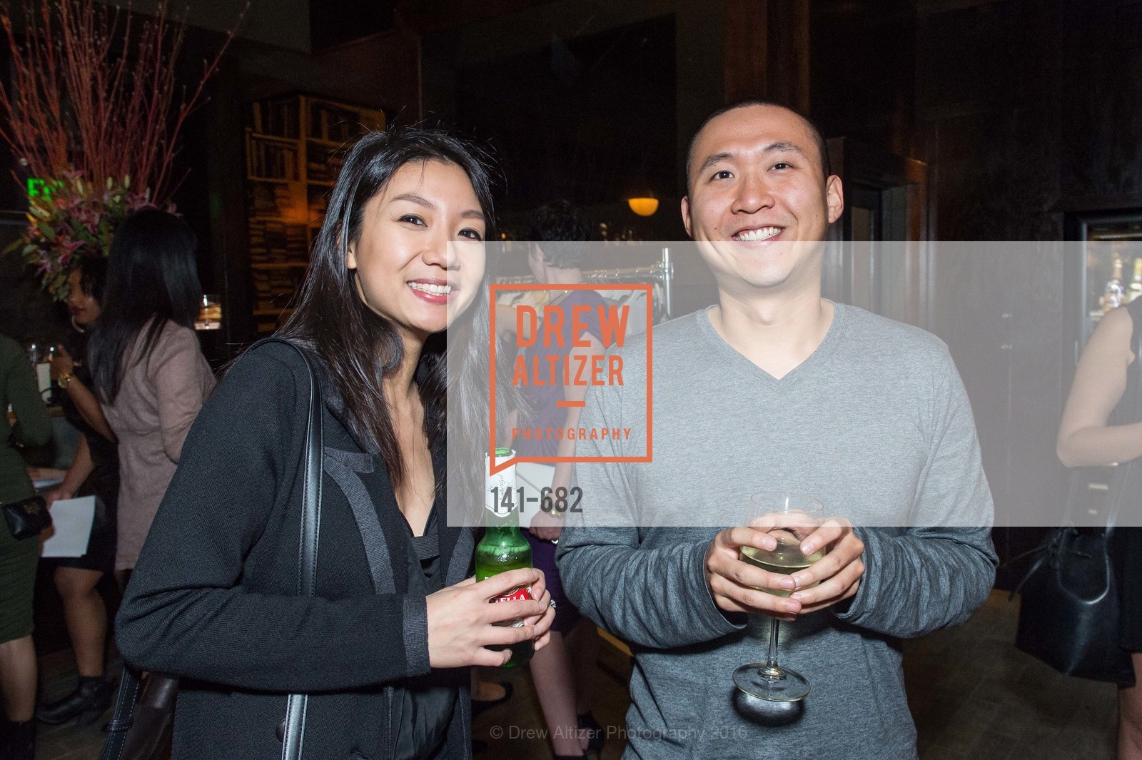 Lisa Poon, Jonathan Yu, Michelle Lam hosts the launch of True&Co.’s Try-on Truck National Tour, MatrixFillmore. 3138 Fillmore, January 12th, 2016, Photo #141-682 Lisa Poon, Jonathan Yu, Photo #141-682