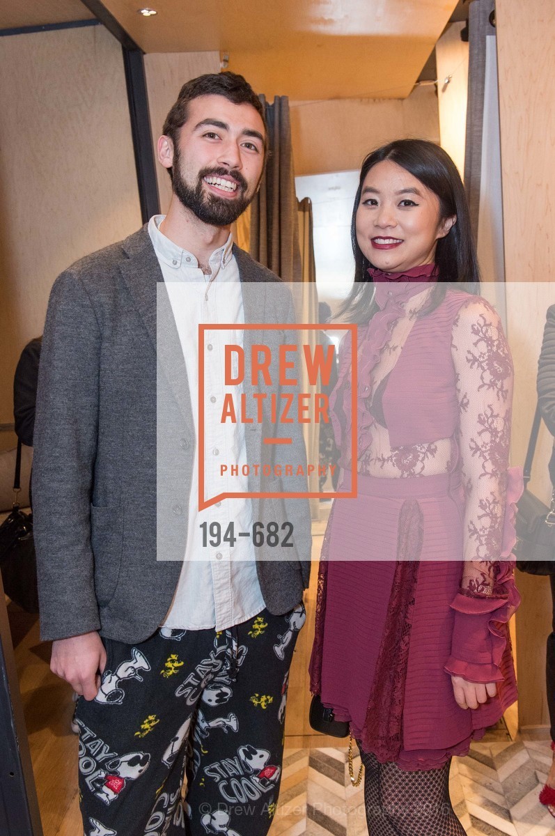 Evan Stites, Michelle Lam, Michelle Lam hosts the launch of True&Co.’s Try-on Truck National Tour, MatrixFillmore. 3138 Fillmore, January 12th, 2016,Drew Altizer, Drew Altizer Photography, full-service agency, private events, San Francisco photographer, photographer california