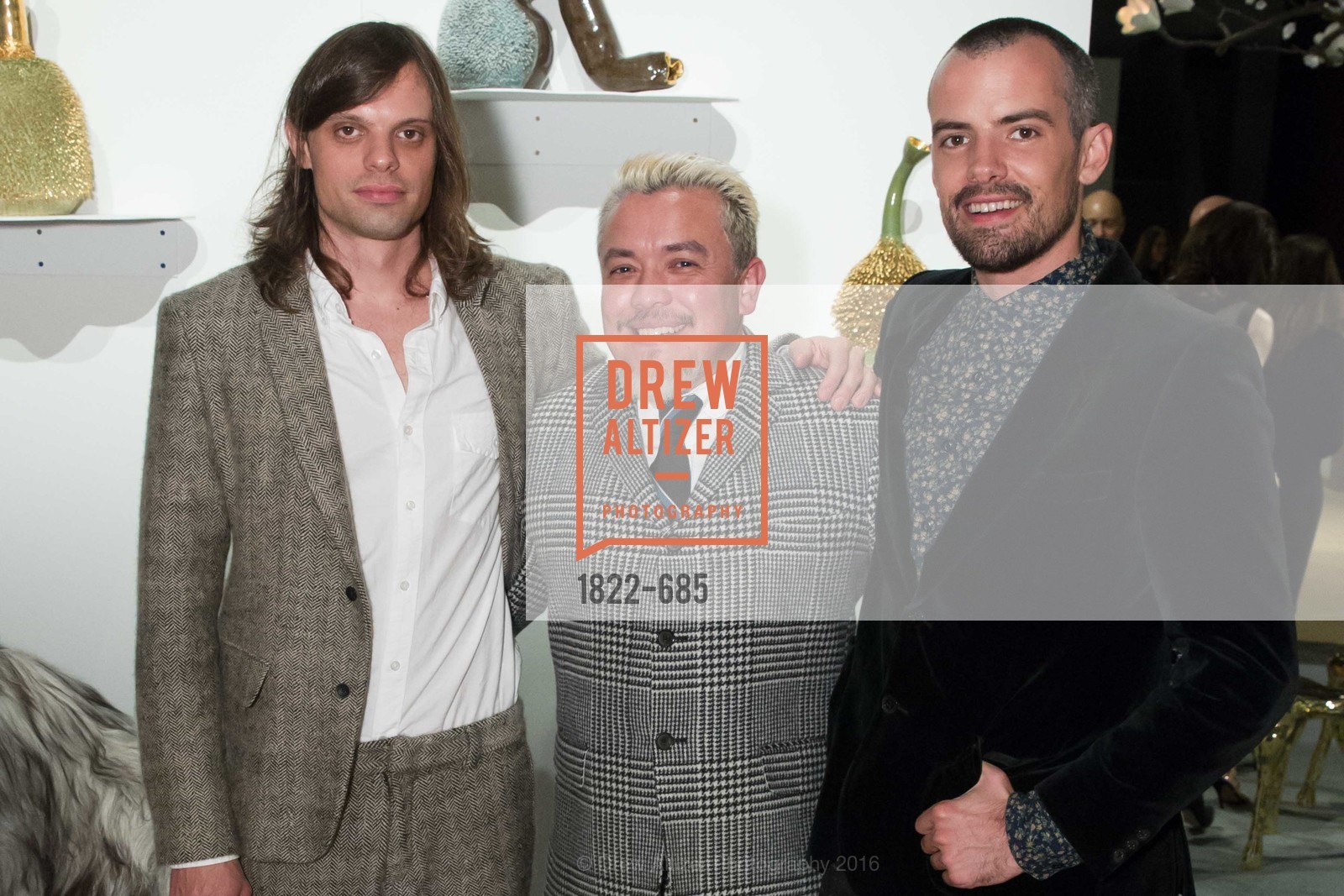 Nikolai Haas, Victor Vargas, Simon Haas, FOG Design+Art Preview Gala, Fort Mason Center Festival Pavilion, January 13th, 2016, Photo #1822-685 Nikolai Haas, Victor Vargas, Simon Haas, Photo #1822-685