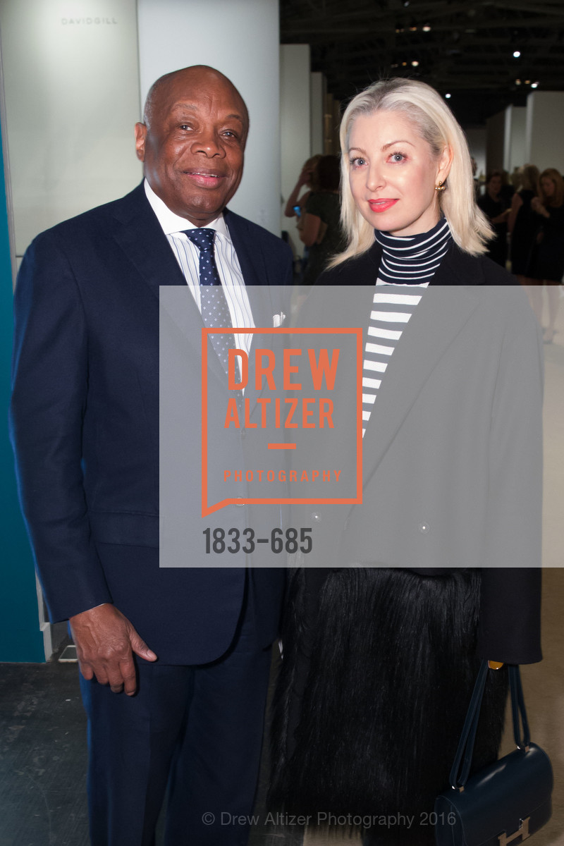 Willie Brown, Sonya Molodetskaya, FOG Design+Art Preview Gala, Fort Mason Center Festival Pavilion, January 13th, 2016, Photo #1833-685 Willie Brown, Sonya Molodetskaya, Photo #1833-685
