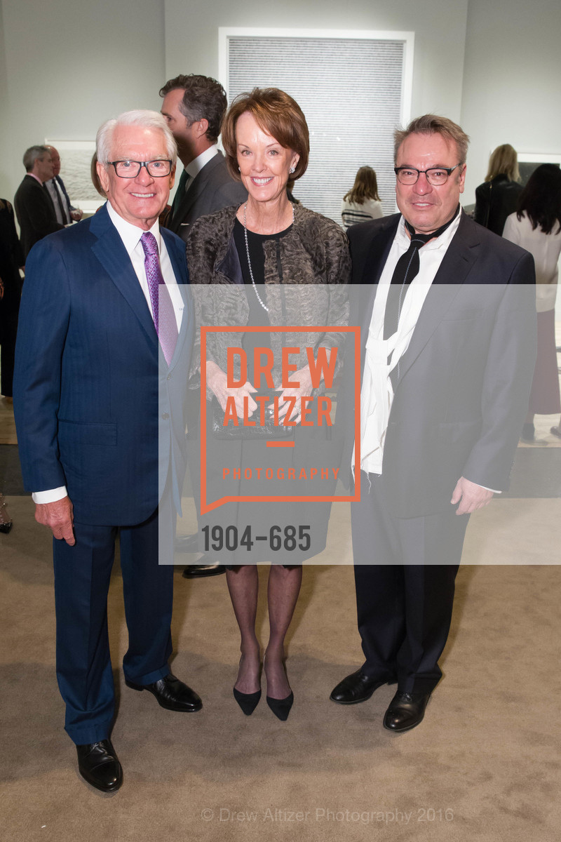 Charles Schwab, Helen Schwab, Stanlee Gatti, FOG Design+Art Preview Gala, Fort Mason Center Festival Pavilion, January 13th, 2016,Drew Altizer, Drew Altizer Photography, full-service agency, private events, San Francisco photographer, photographer california