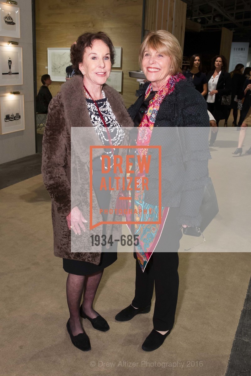 Joan Corrigan, Dagmar Dolby, FOG Design+Art Preview Gala, Fort Mason Center Festival Pavilion, January 13th, 2016