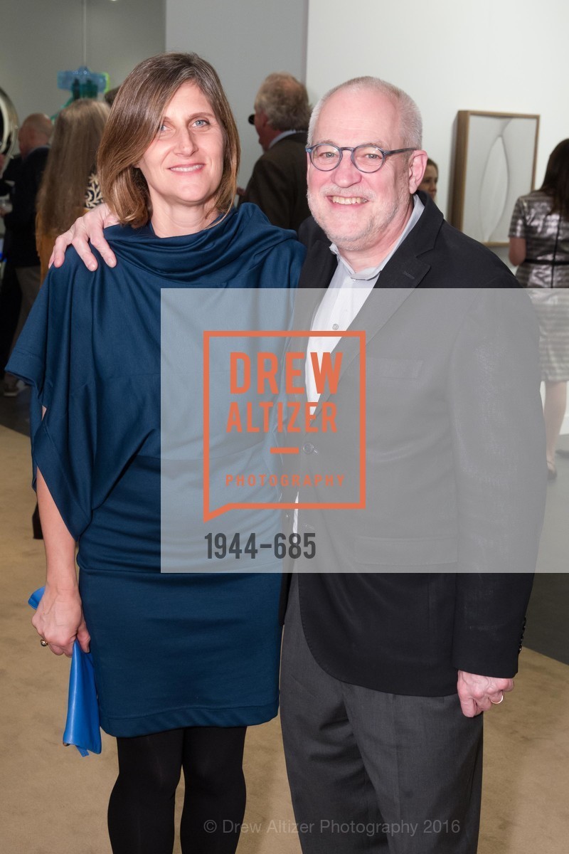 Jennifer Dunlop Fletcher, Gary Garrels, FOG Design+Art Preview Gala, Fort Mason Center Festival Pavilion, January 13th, 2016, Photo #1944-685 Jennifer Dunlop Fletcher, Gary Garrels, Photo #1944-685
