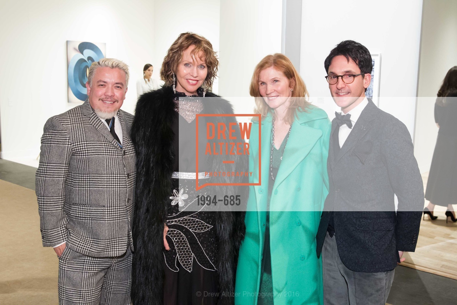 Victor Vargas, Christine Suppes, Margaret Pluvinage, James Krohn, FOG Design+Art Preview Gala, Fort Mason Center Festival Pavilion, January 13th, 2016,Drew Altizer, Drew Altizer Photography, full-service event agency, private events, San Francisco photographer, photographer California