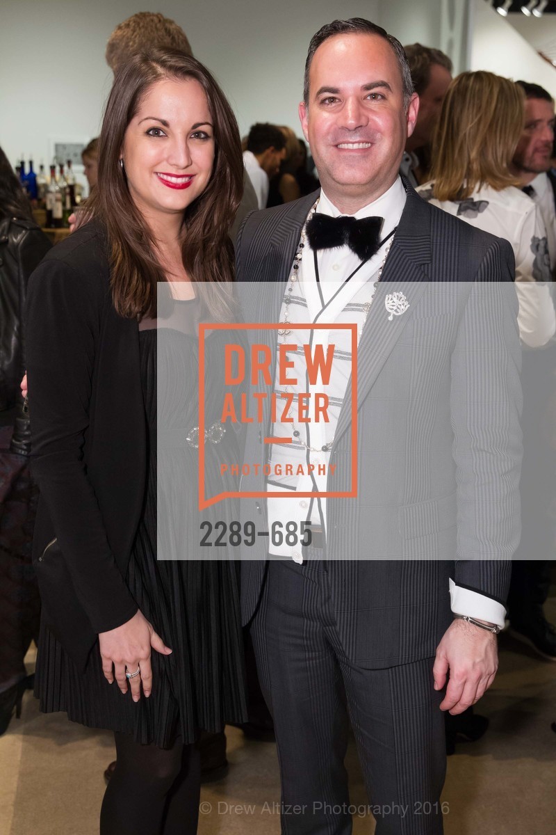 Megan Connelly, Robert Arnold Kraft, FOG Design+Art Preview Gala, Fort Mason Center Festival Pavilion, January 13th, 2016, Photo #2289-685 Megan Connelly, Robert Arnold Kraft, Photo #2289-685