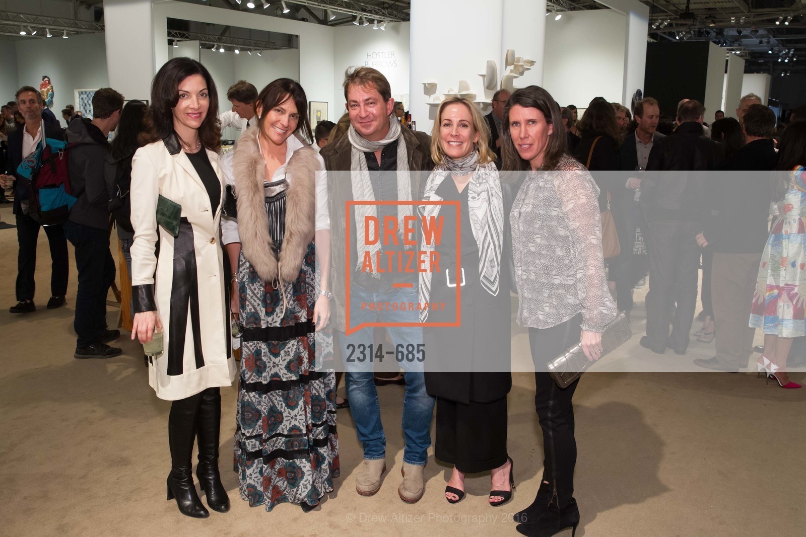 Hillary O'Connell, Nadine Curtis, Ben Wells, Christine Jaeger, Rachel Winn, FOG Design+Art Preview Gala, Fort Mason Center Festival Pavilion, January 13th, 2016, Photo #2314-685 Hillary O'Connell, Nadine Curtis, Ben Wells, Christine Jaeger, Rachel Winn, Photo #2314-685