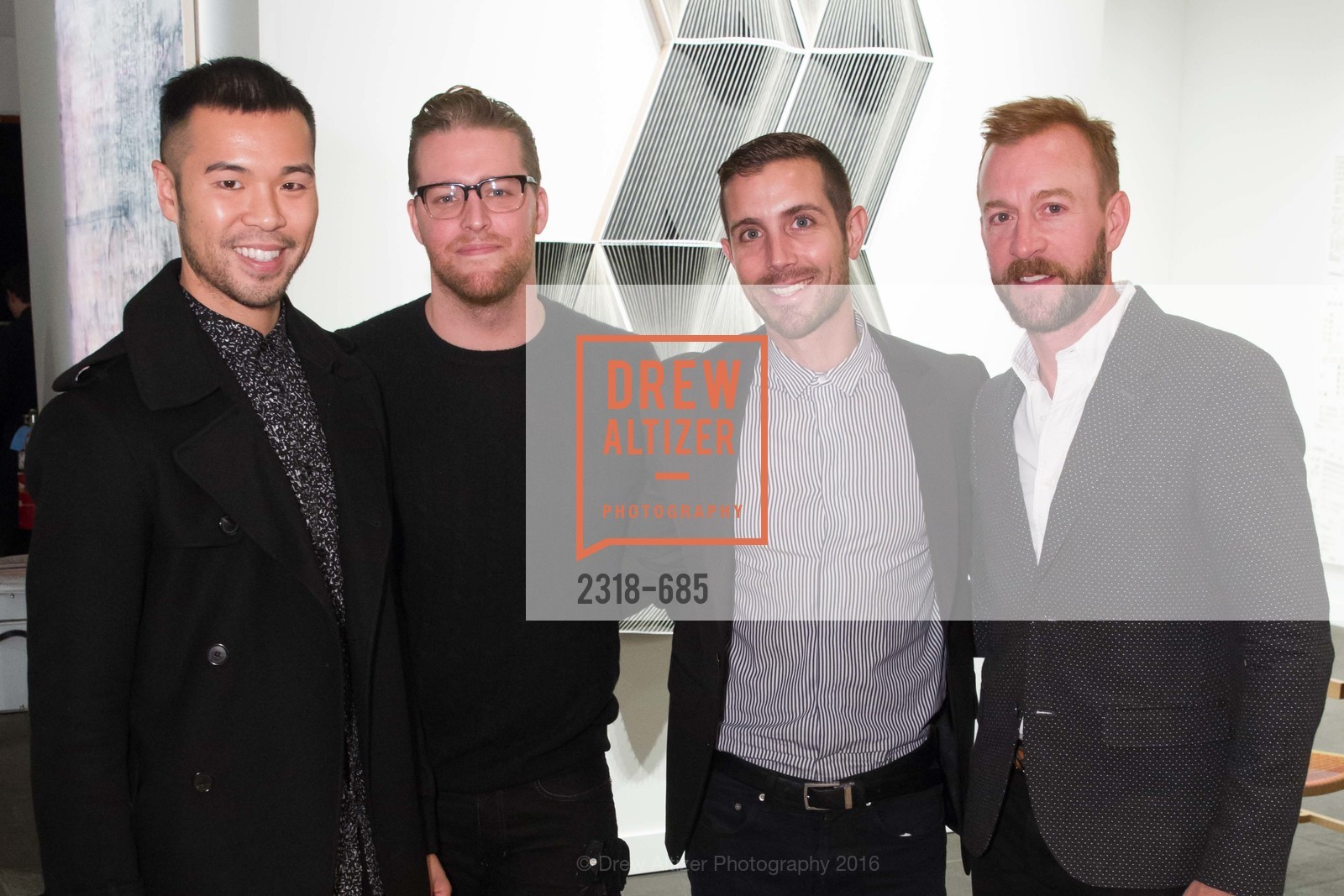 Lance Lin, Jared Levan, Michael Gonzalvez, Michael Purdy, FOG Design+Art Preview Gala, Fort Mason Center Festival Pavilion, January 13th, 2016,Drew Altizer, Drew Altizer Photography, full-service agency, private events, San Francisco photographer, photographer california