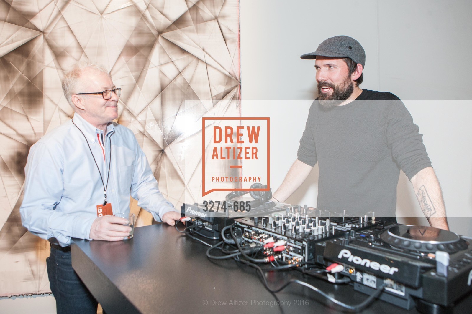 DJ, FOG Design+Art Preview Gala, Fort Mason Center Festival Pavilion, January 13th, 2016, Photo #3274-685 DJ, Photo #3274-685