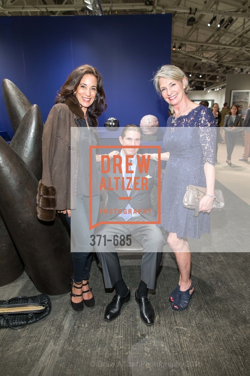 Kimberly Nunes, John Rosekrans, Kathy Geissler Best, FOG Design+Art Preview Gala, Fort Mason Center Festival Pavilion, January 13th, 2016, Photo #371-685 Kimberly Nunes, John Rosekrans, Kathy Geissler Best, Photo #371-685