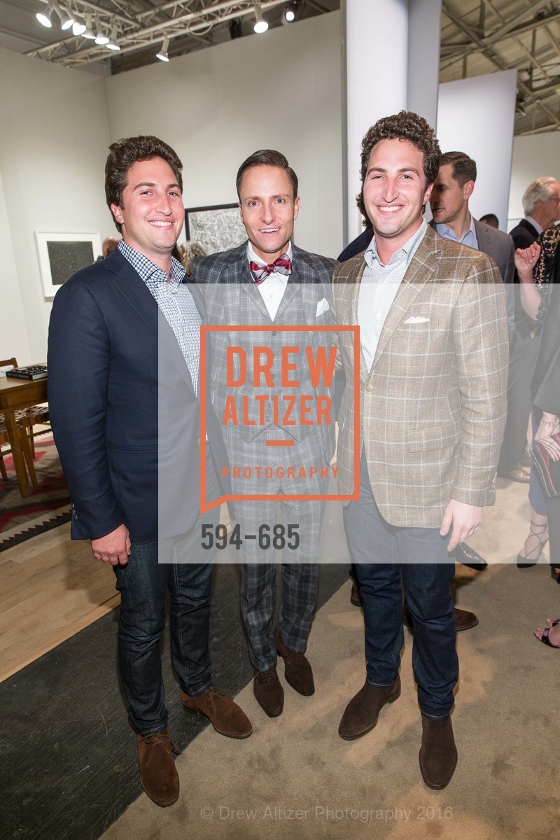 Jason Goldman, Ken Fulk, Matthew Goldman, FOG Design+Art Preview Gala, Fort Mason Center Festival Pavilion, January 13th, 2016, Photo #594-685 Jason Goldman, Ken Fulk, Matthew Goldman, Photo #594-685
