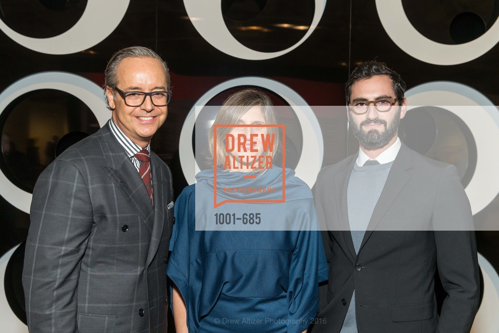 Douglas Durkin, Jennifer Dunlop Fletcher, Joseph Becker, FOG Design+Art Preview Gala, Fort Mason Center Festival Pavilion, January 13th, 2016, Photo #1001-685 Douglas Durkin, Jennifer Dunlop Fletcher, Joseph Becker, Photo #1001-685