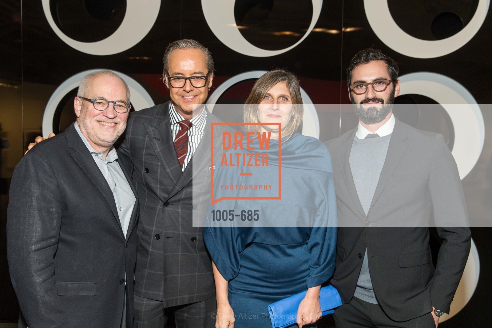 Gary Garrels, Douglas Durkin, Jennifer Dunlop Fletcher, Joseph Becker, FOG Design+Art Preview Gala, Fort Mason Center Festival Pavilion, January 13th, 2016,Drew Altizer, Drew Altizer Photography, full-service agency, private events, San Francisco photographer, photographer california