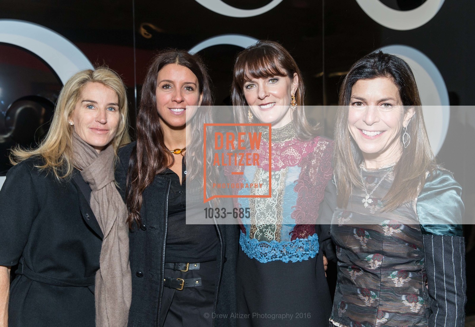 Summer Tompkins Walker, Maca Huneeus, Allison Speer, Susan Swig, FOG Design+Art Preview Gala, Fort Mason Center Festival Pavilion, January 13th, 2016, Photo #1033-685 Summer Tompkins Walker, Maca Huneeus, Allison Speer, Susan Swig, Photo #1033-685