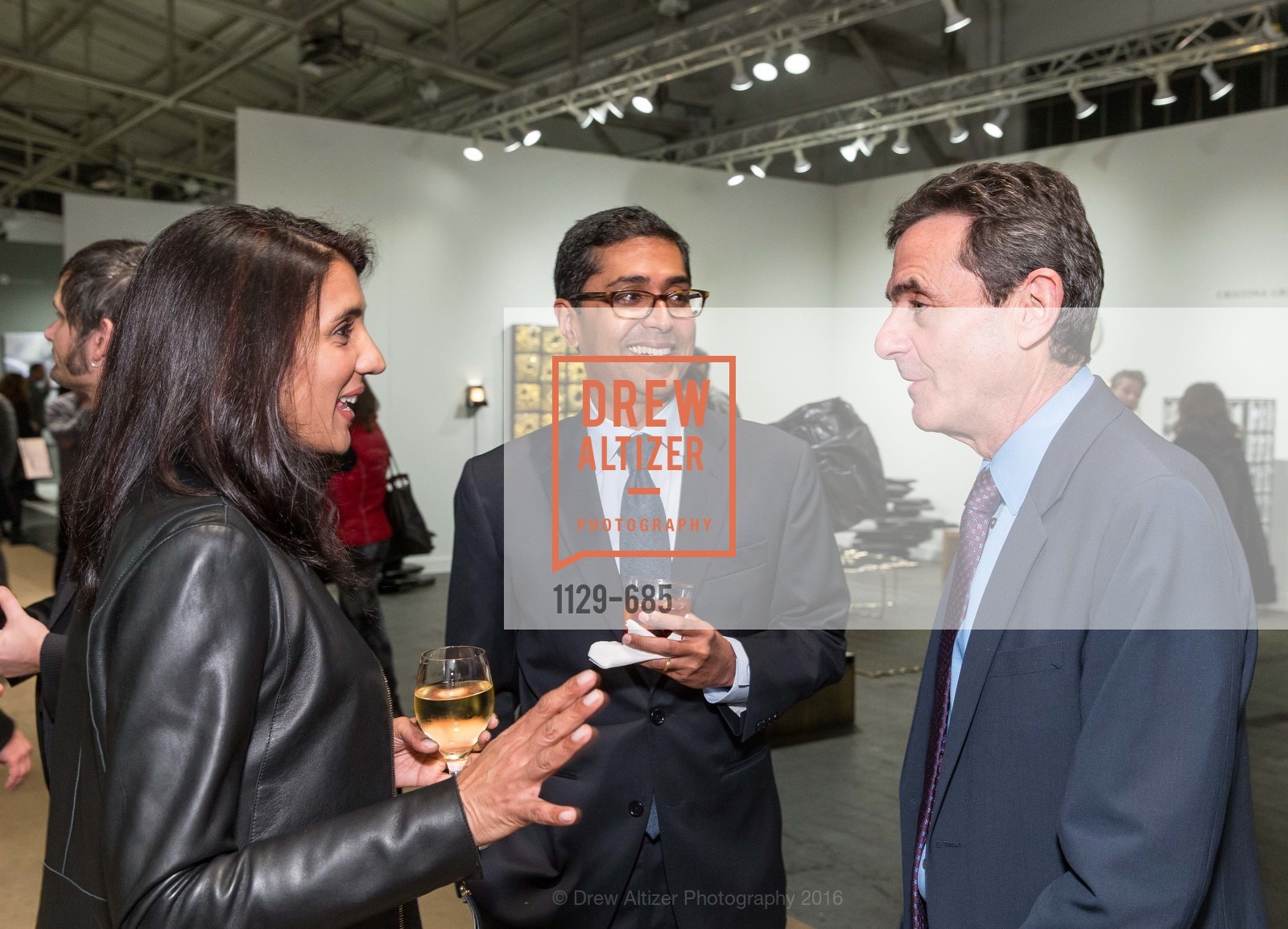 Alka Agrawal, Ravin Agrawal, Neal Benezra, FOG Design+Art Preview Gala, Fort Mason Center Festival Pavilion, January 13th, 2016,Drew Altizer, Drew Altizer Photography, full-service agency, private events, San Francisco photographer, photographer california
