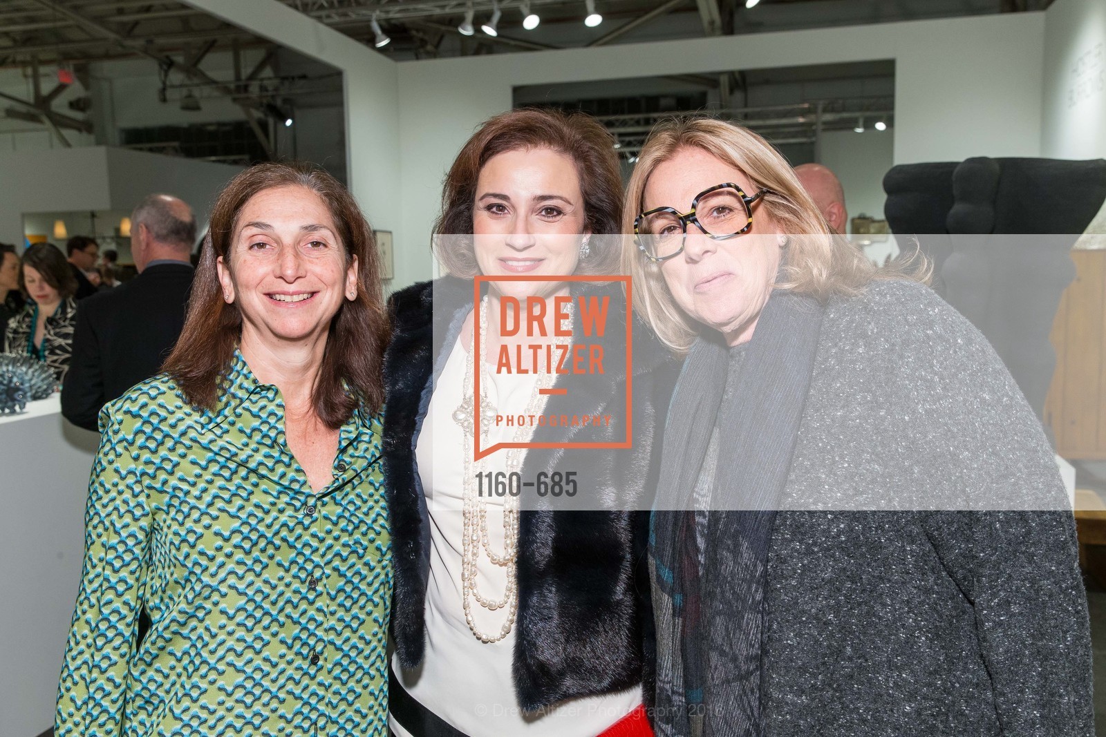Carla Chammas, Dolly Chammas, Judi Roman, FOG Design+Art Preview Gala, Fort Mason Center Festival Pavilion, January 13th, 2016, Photo #1160-685 Carla Chammas, Dolly Chammas, Judi Roman, Photo #1160-685