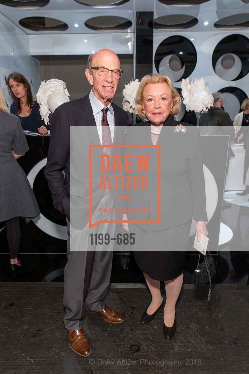Bob Fisher, Kay Woods, FOG Design+Art Preview Gala, Fort Mason Center Festival Pavilion, January 13th, 2016, Photo #1199-685 Bob Fisher, Kay Woods, Photo #1199-685