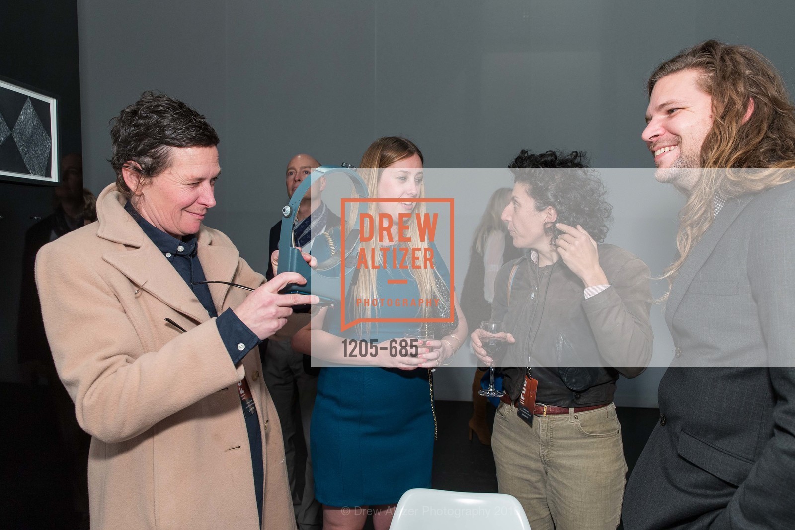 Alicia McCarthy, Jenny Sharaf, Sahar Khoury, John Duket, FOG Design+Art Preview Gala, Fort Mason Center Festival Pavilion, January 13th, 2016, Photo #1205-685 Alicia McCarthy, Jenny Sharaf, Sahar Khoury, John Duket, Photo #1205-685