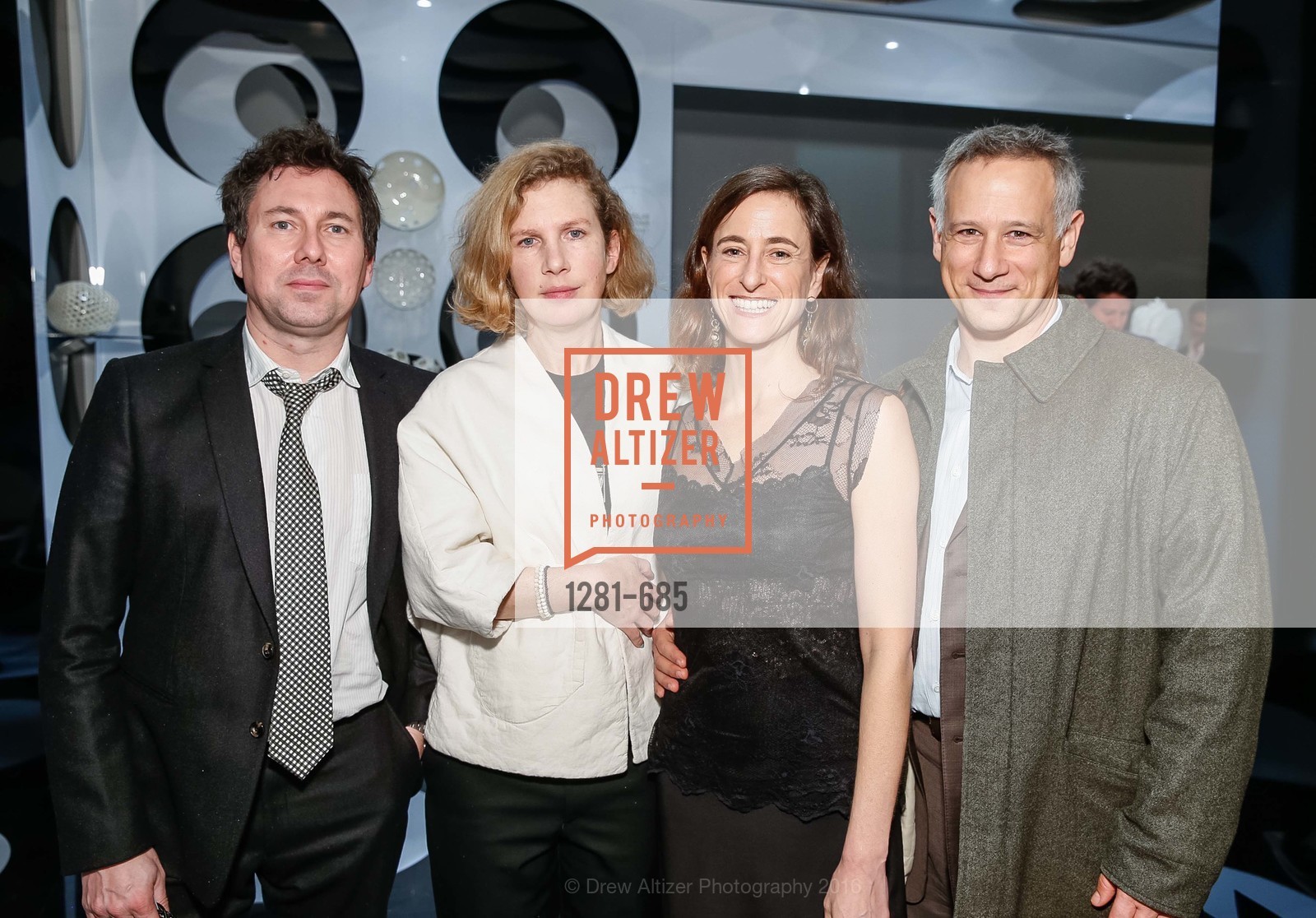 Brian Ganusiak, Elizabeth Beer, Sarah Anne Minkin, John Eldan, FOG Design+Art Preview Gala, Fort Mason Center Festival Pavilion, January 13th, 2016, Photo #1281-685 Brian Ganusiak, Elizabeth Beer, Sarah Anne Minkin, John Eldan, Photo #1281-685