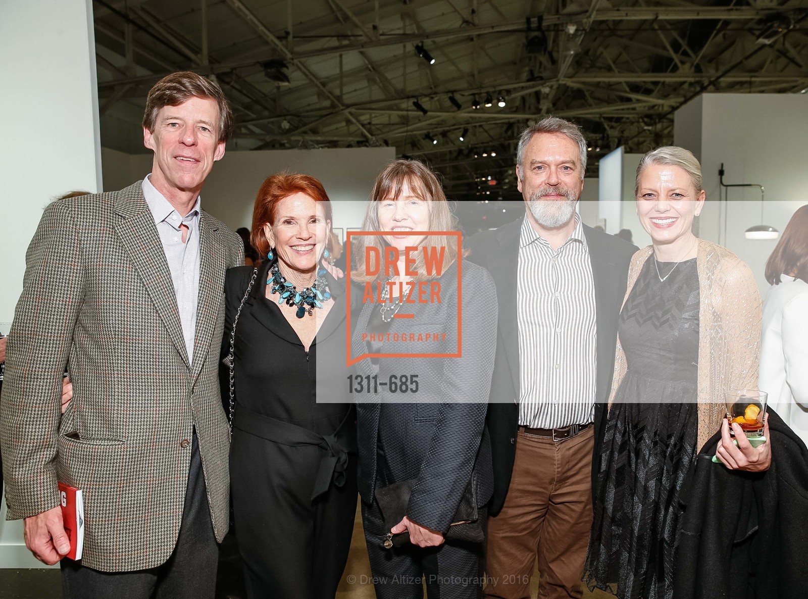Dick Spalding, Helen Spalding, Leslie Berriman, Nion McEvoy, Katherine Clark, FOG Design+Art Preview Gala, Fort Mason Center Festival Pavilion, January 13th, 2016,Drew Altizer, Drew Altizer Photography, full-service agency, private events, San Francisco photographer, photographer california