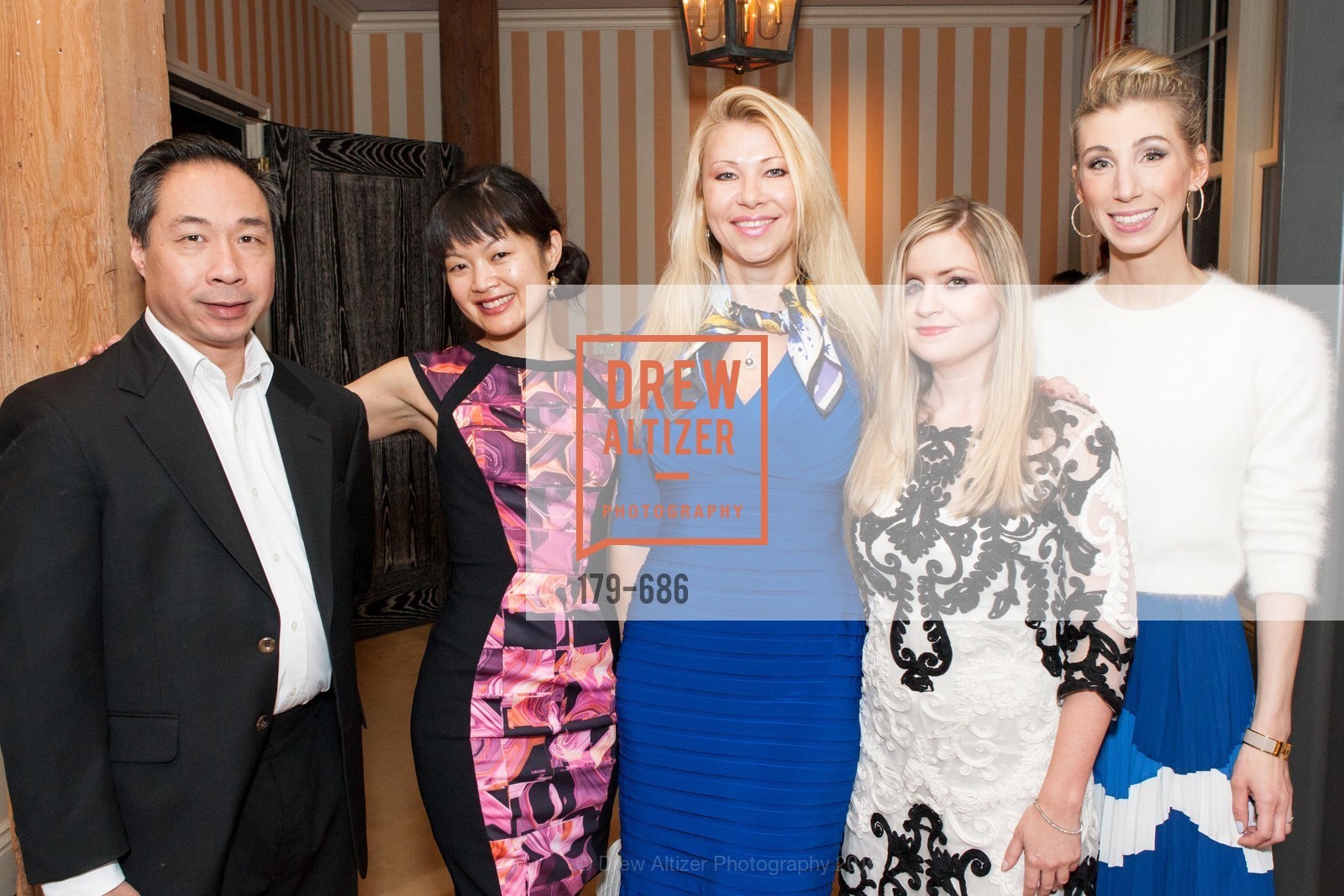 Wilson Yan, Susan Lin, Lena Gikkas, Julie Hall, Maggie Winterfeldt Clark, ENCORE! SF Ballet Preview Evening at The Battery, The Battery, January 14th, 2016,Drew Altizer, Drew Altizer Photography, full-service event agency, private events, San Francisco photographer, photographer California