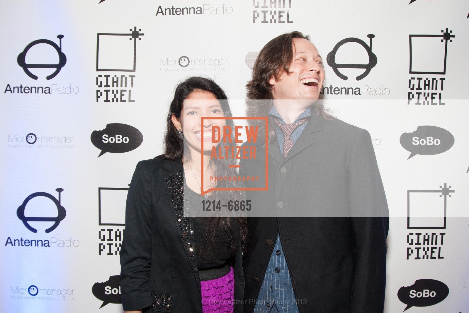 Kat Hernandez, Eli Kanat, The Giant Pixel's 2nd Annual Holiday Party, US, December 12th, 2013, Photo #1214-6865 Kat Hernandez, Eli Kanat, Photo #1214-6865