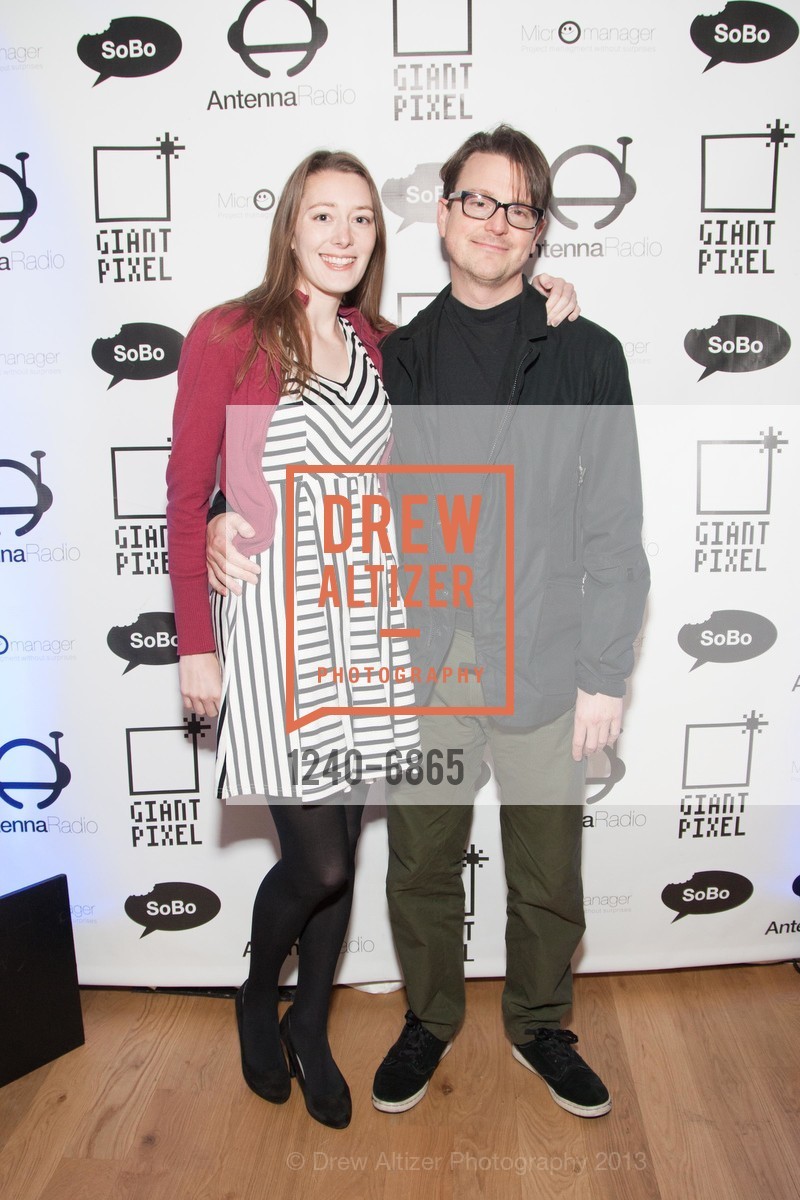 Andi Alders, Steve DeKorte, The Giant Pixel's 2nd Annual Holiday Party, US, December 12th, 2013, Photo #1240-6865 Andi Alders, Steve DeKorte, Photo #1240-6865