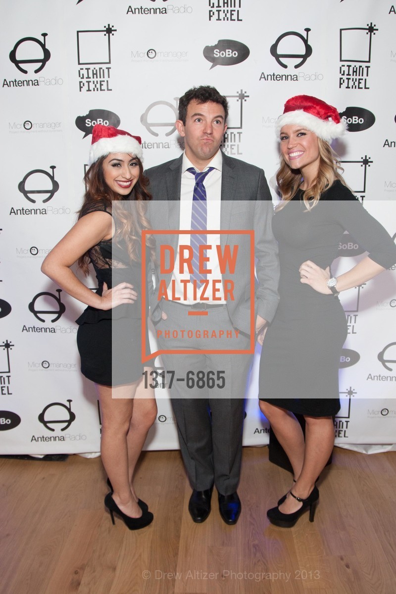 Jocelyn Villegas, Jared Kopf, Jamie Payne, The Giant Pixel's 2nd Annual Holiday Party, US, December 12th, 2013, Photo #1317-6865 Jocelyn Villegas, Jared Kopf, Jamie Payne, Photo #1317-6865