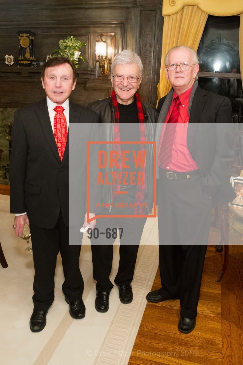 Frank Stein, Milton Mosk, Tom Foutch, Benefactor Party for the 2016 Ballet Gala, Private Residence, January 14th, 2016, Photo #90-687 Frank Stein, Milton Mosk, Tom Foutch, Photo #90-687