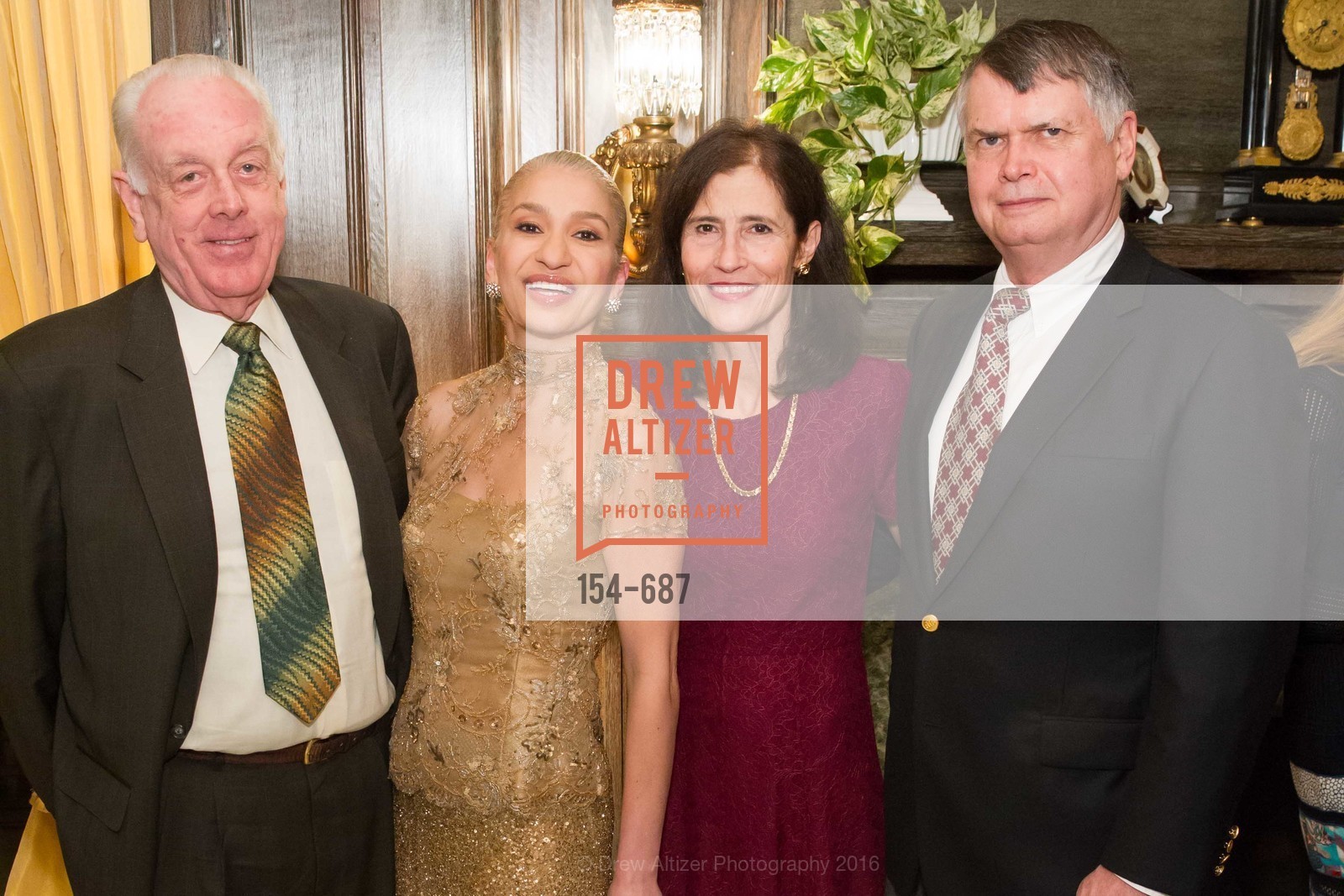 Bill Armstrong, Navid Armstrong, Rada Brooks, Kent Brooks, Benefactor Party for the 2016 Ballet Gala, Private Residence, January 14th, 2016,Drew Altizer, Drew Altizer Photography, full-service agency, private events, San Francisco photographer, photographer california