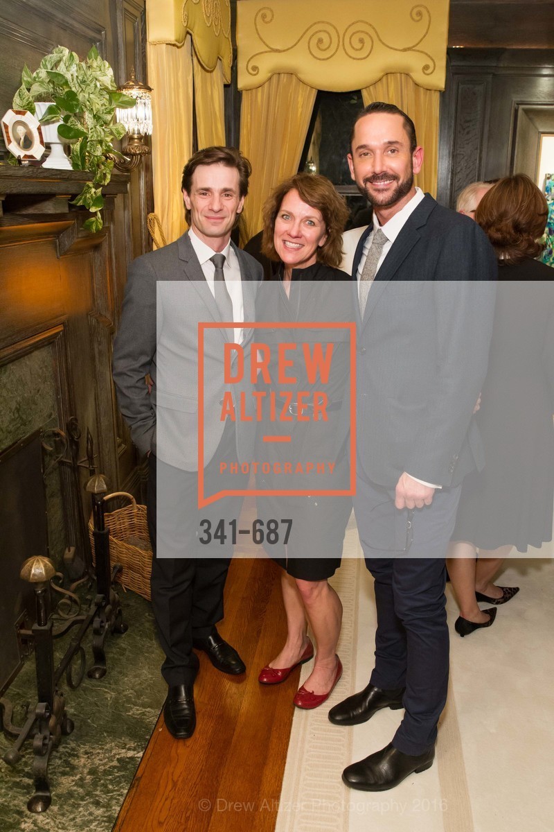 Pascal Molat, Lee Gregory, Damian Smith, Benefactor Party for the 2016 Ballet Gala, Private Residence, January 14th, 2016, Photo #341-687 Pascal Molat, Lee Gregory, Damian Smith, Photo #341-687