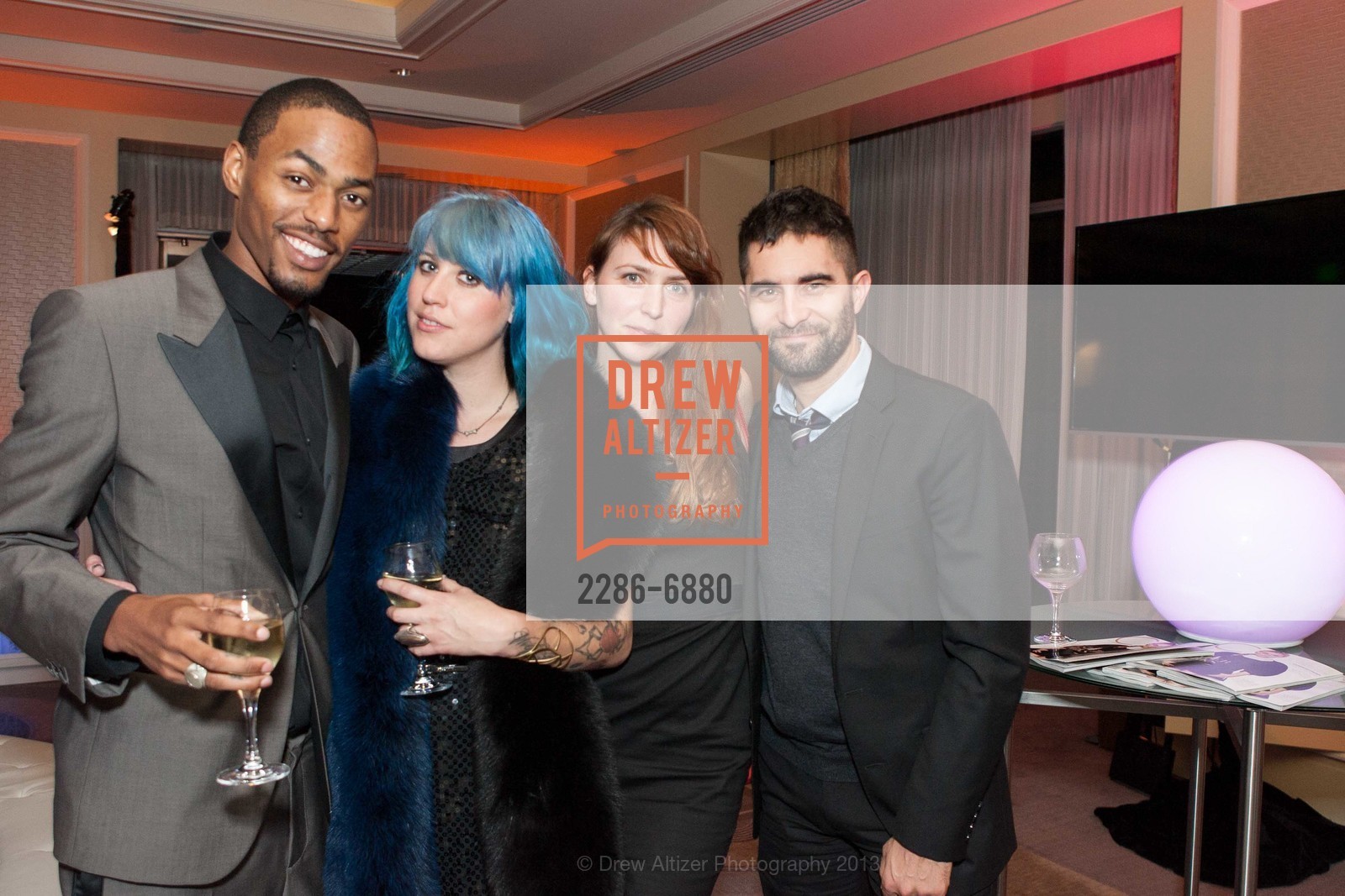 Alexander Craig, Sally Vitello, Amanda Krampf, Evan Pricco, SFMoMA 2013 Bay Area Treasure Honoring GEORGE LUCAS, US, October 24th, 2013, Photo #2286-6880 Alexander Craig, Sally Vitello, Amanda Krampf, Evan Pricco, Photo #2286-6880
