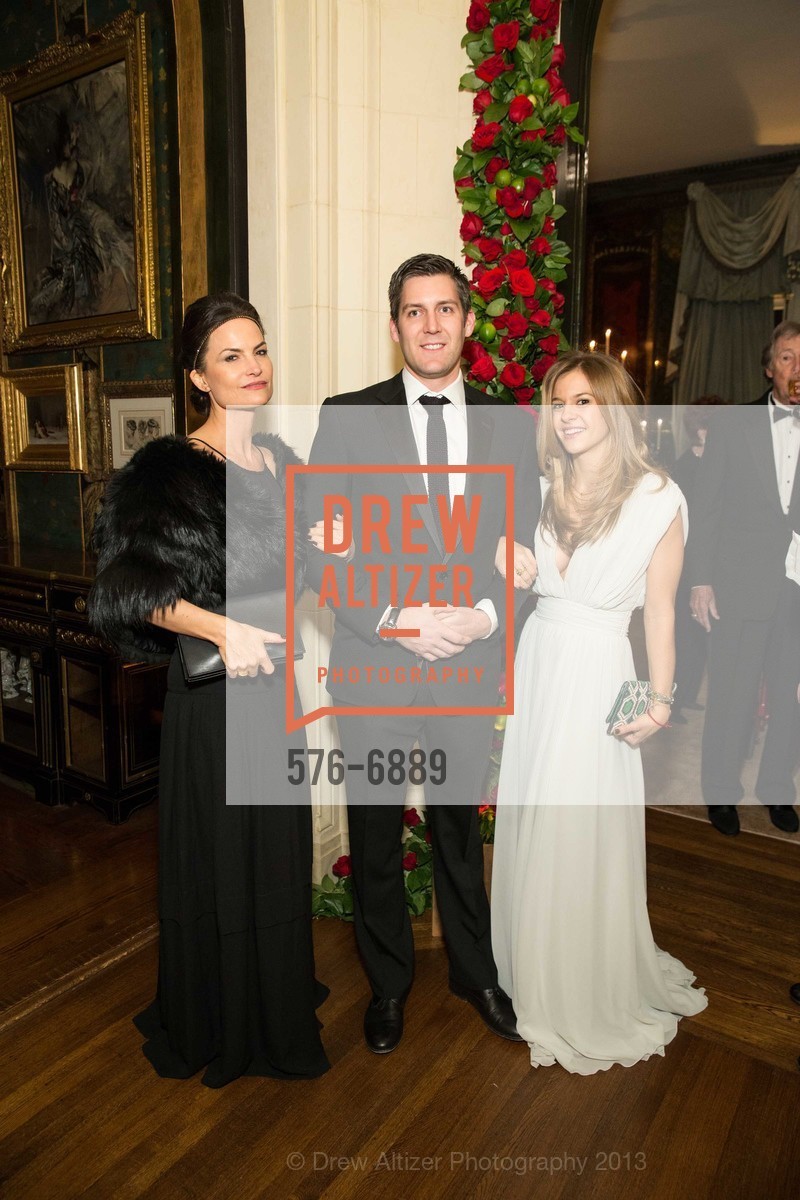 Rosetta Getty with Alexander Getty and Alexandra Wilding