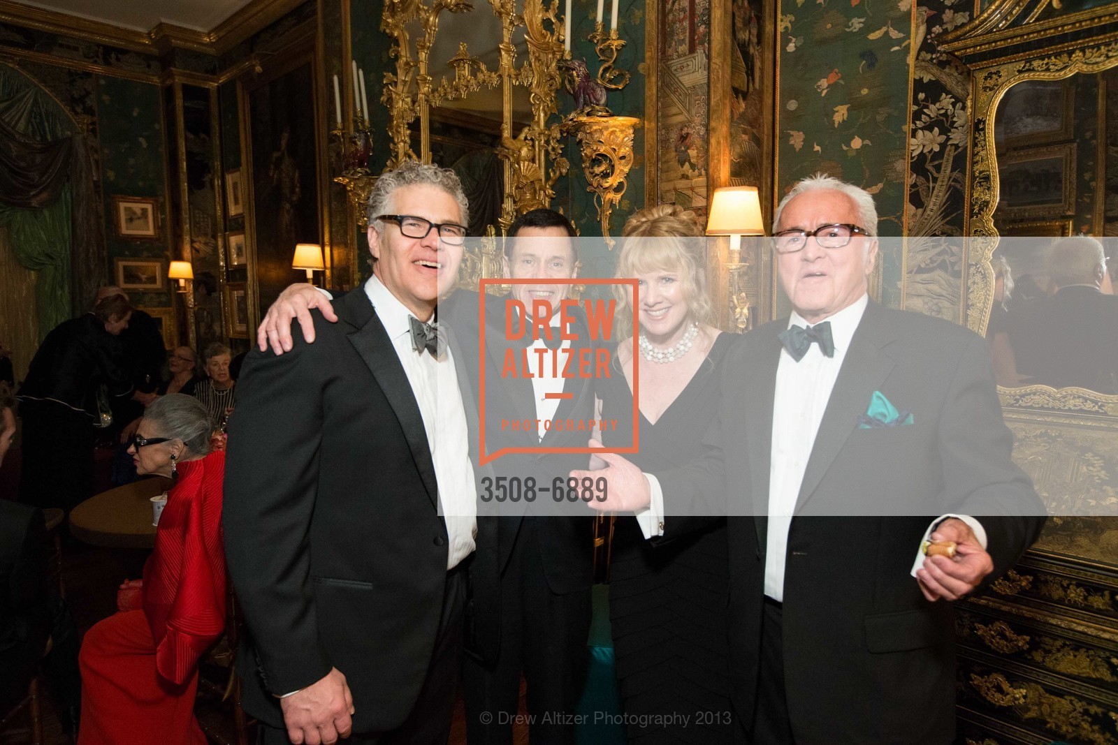 Alan Reid, David Dars, Marian Goodell, Jim Halligan, Gordon Getty's 80th Birthday Party, US, December 14th, 2013, Photo #3508-6889 Alan Reid, David Dars, Marian Goodell, Jim Halligan, Photo #3508-6889