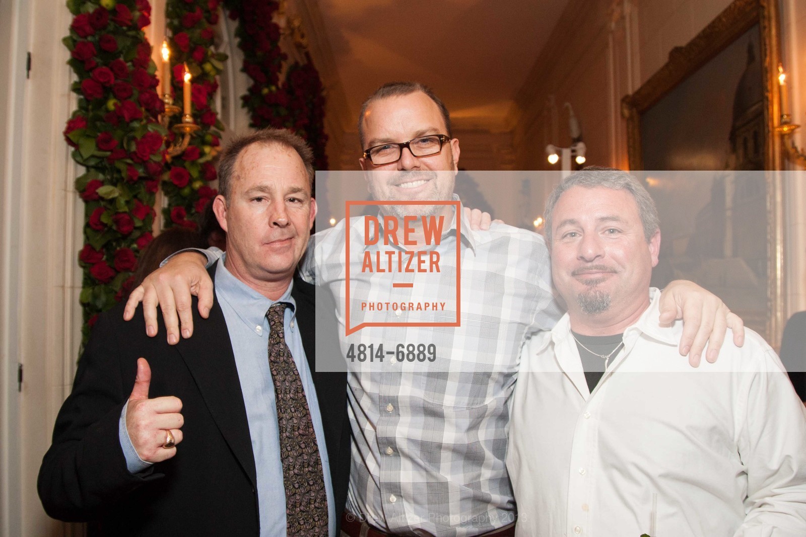 Brennan Newsom, Trey Jenkins, Phil Dundes, Gordon Getty's 80th Birthday Party, US, December 14th, 2013, Photo #4814-6889 Brennan Newsom, Trey Jenkins, Phil Dundes, Photo #4814-6889