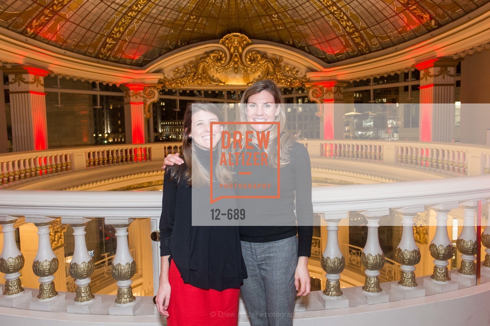 Maggie Koenig, Melissa McKenzie, Oscar de la Renta Cocktail Party with Boaz Mazor, The Rotunda Restaurant, January 19th, 2016,Drew Altizer, Drew Altizer Photography, full-service agency, private events, San Francisco photographer, photographer california