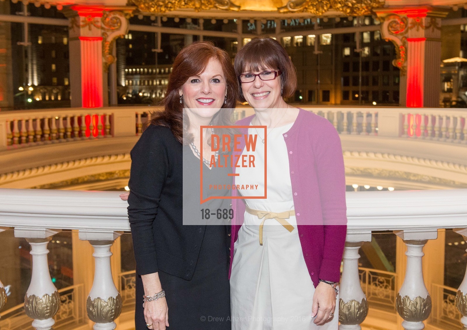 Theresa Spirz, Terri Mino, Oscar de la Renta Cocktail Party with Boaz Mazor, The Rotunda Restaurant, January 19th, 2016,Drew Altizer, Drew Altizer Photography, full-service agency, private events, San Francisco photographer, photographer california