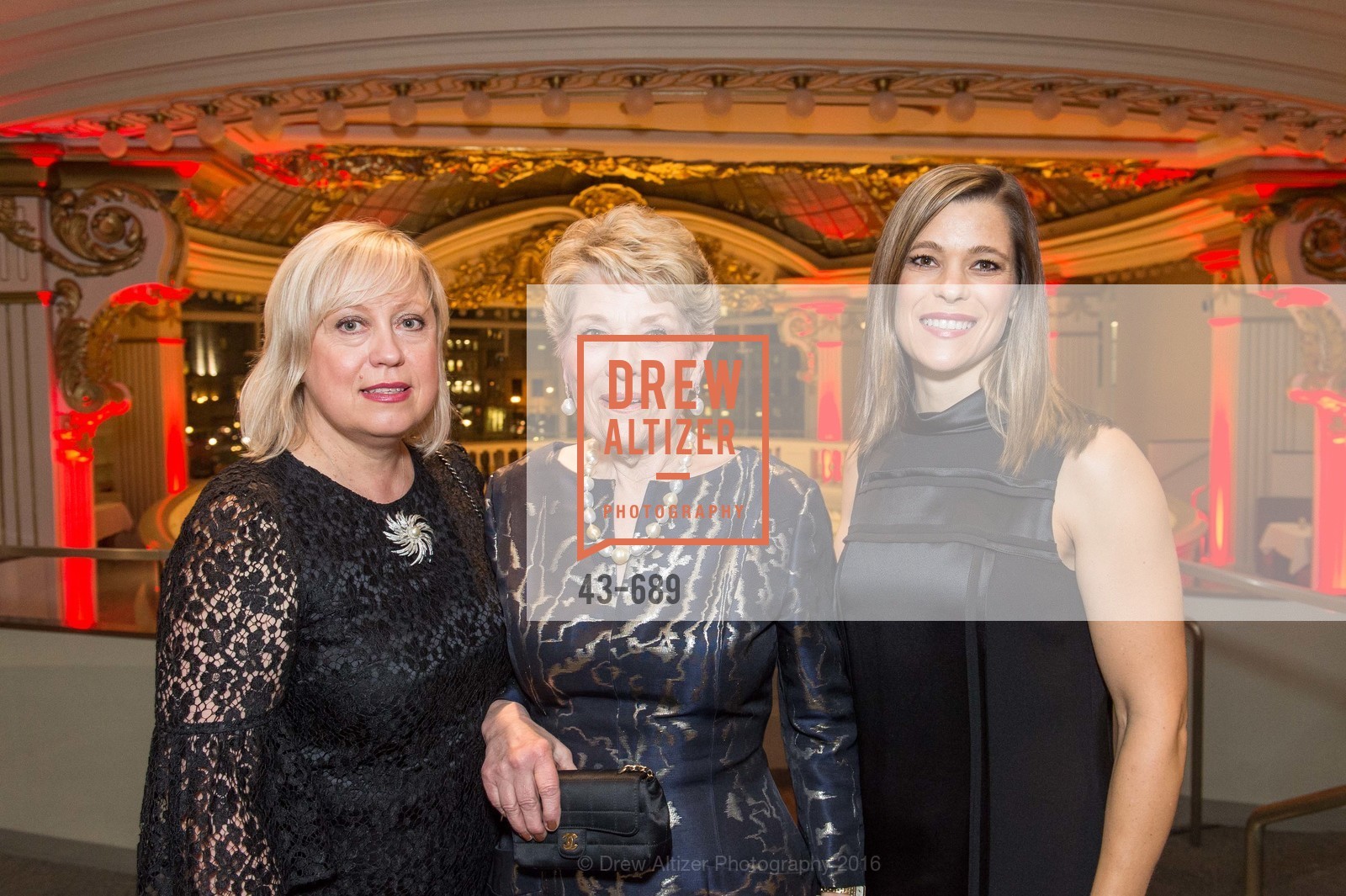 Irina Khovener, Marilyn Wecker, Carla Fieser, Oscar de la Renta Cocktail Party with Boaz Mazor, The Rotunda Restaurant, January 19th, 2016,Drew Altizer, Drew Altizer Photography, full-service agency, private events, San Francisco photographer, photographer california