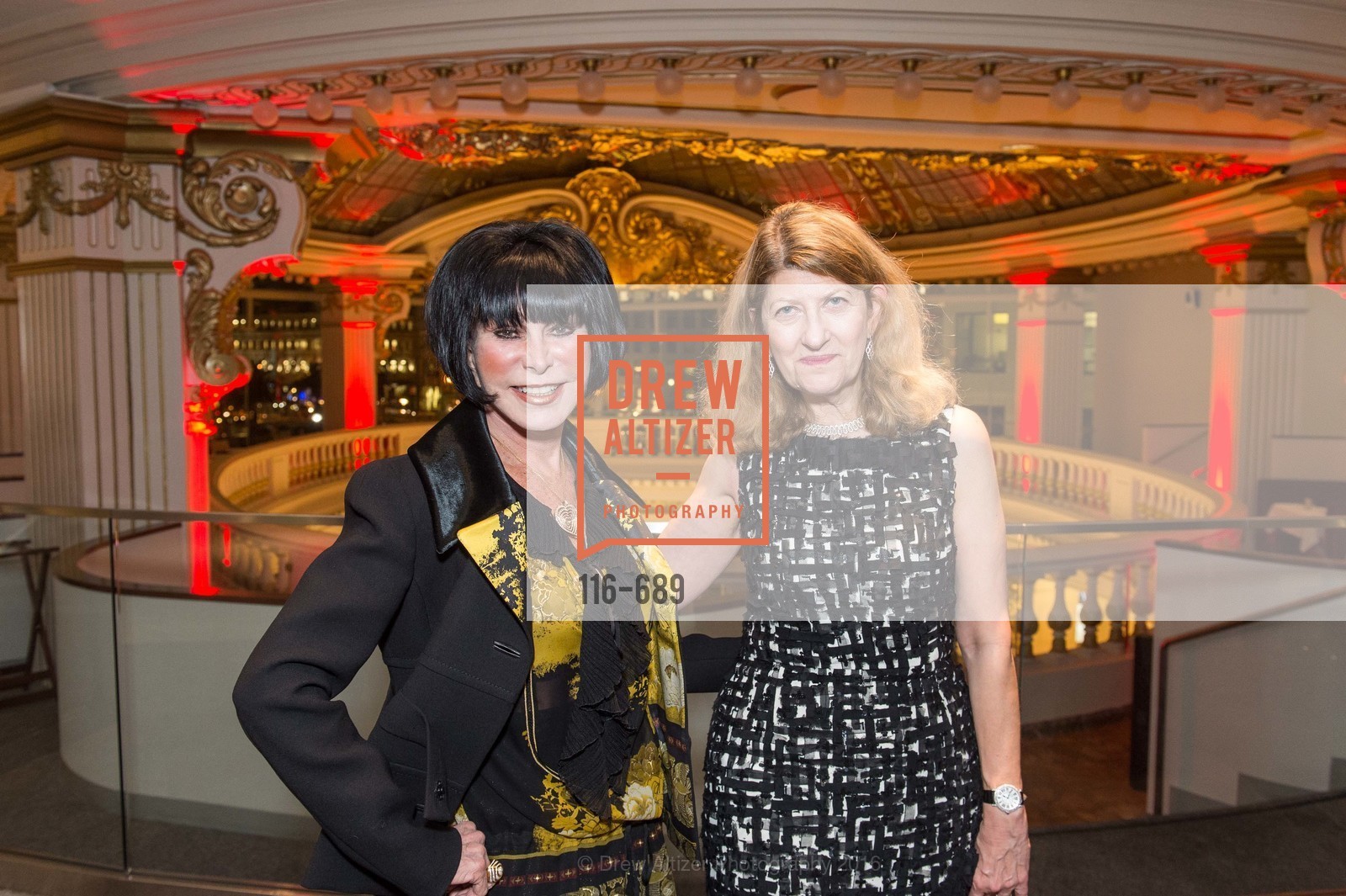 Marilyn Cabak, Emely Weissman, Oscar de la Renta Cocktail Party with Boaz Mazor, The Rotunda Restaurant, January 19th, 2016,Drew Altizer, Drew Altizer Photography, full-service agency, private events, San Francisco photographer, photographer california