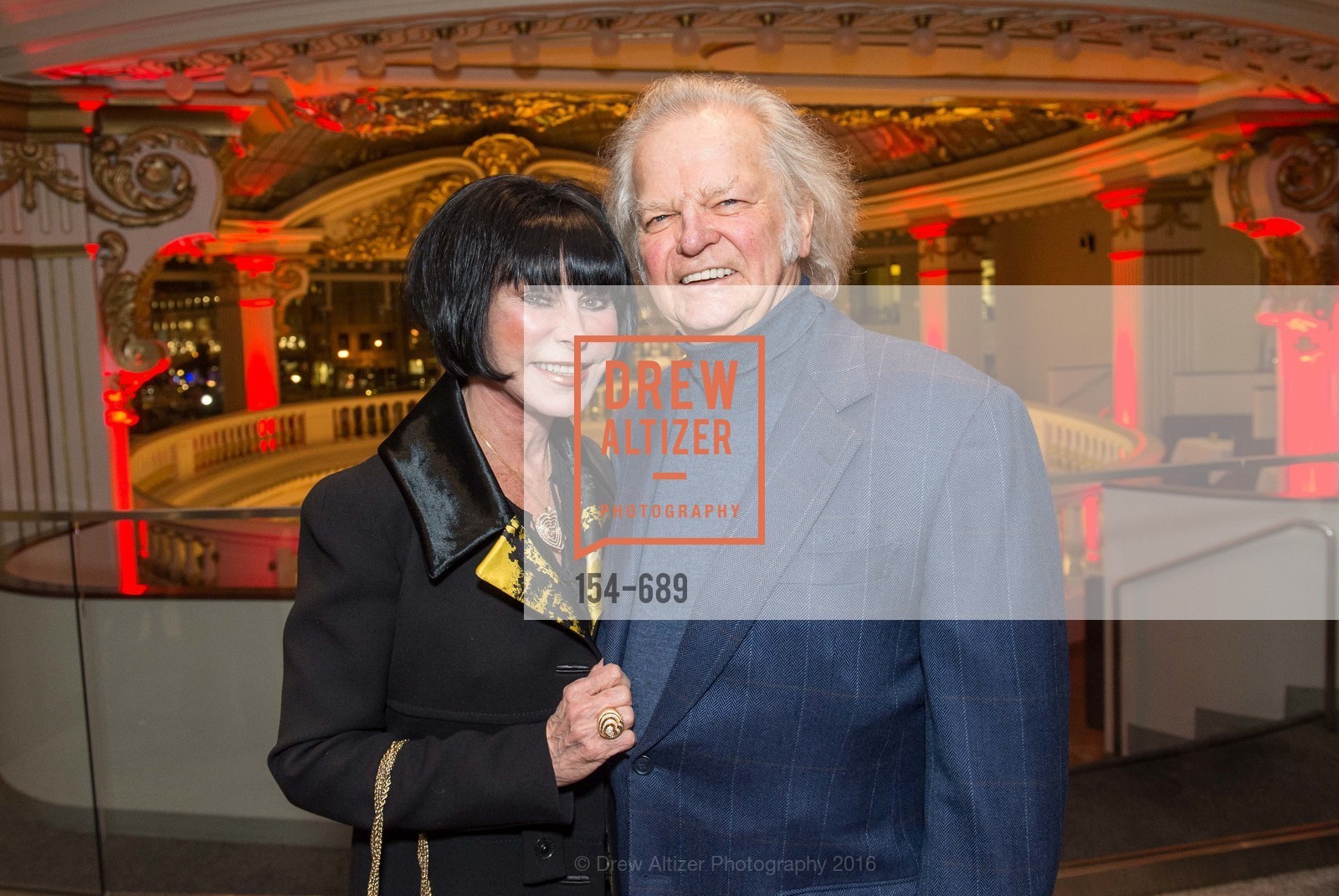 Marilyn Cabak, Michael Cabak, Oscar de la Renta Cocktail Party with Boaz Mazor, The Rotunda Restaurant, January 19th, 2016,Drew Altizer, Drew Altizer Photography, full-service agency, private events, San Francisco photographer, photographer california