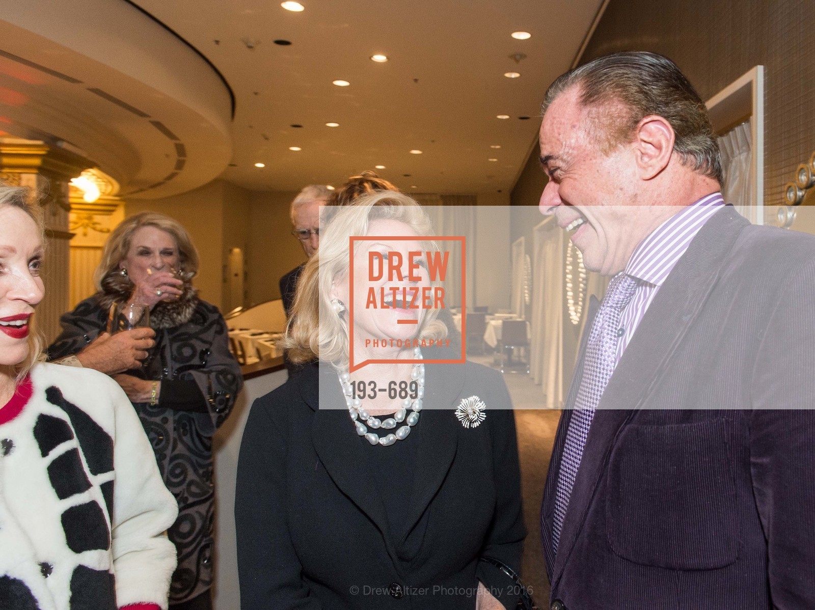 Dede Wilsey, Richard Benefield, Oscar de la Renta Cocktail Party with Boaz Mazor, The Rotunda Restaurant, January 19th, 2016,Drew Altizer, Drew Altizer Photography, full-service agency, private events, San Francisco photographer, photographer california