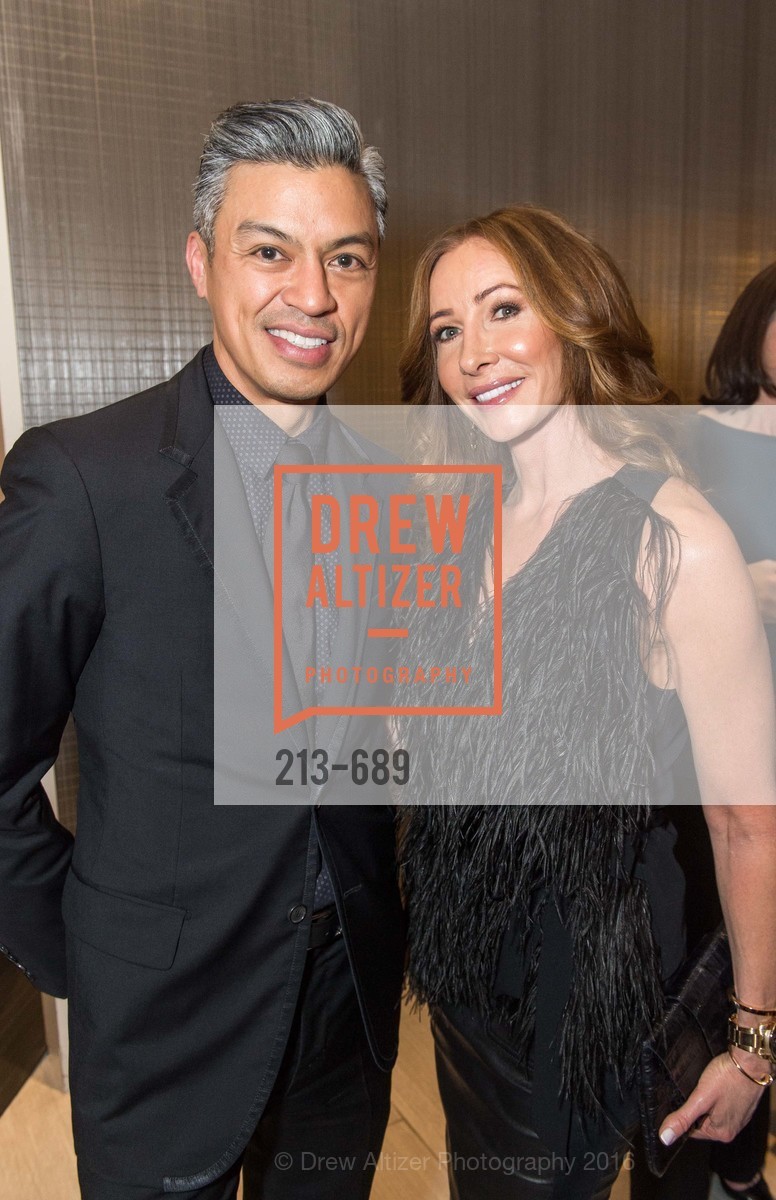 Ted Bolivar, Tracey Cook, Oscar de la Renta Cocktail Party with Boaz Mazor, The Rotunda Restaurant, January 19th, 2016,Drew Altizer, Drew Altizer Photography, full-service agency, private events, San Francisco photographer, photographer california