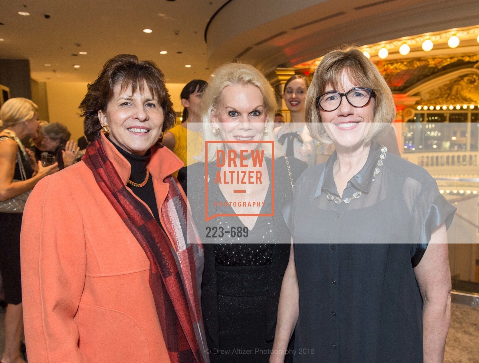 Juanita Kizo, Sandra Farris, Nancy Cunningham Clark, Oscar de la Renta Cocktail Party with Boaz Mazor, The Rotunda Restaurant, January 19th, 2016,Drew Altizer, Drew Altizer Photography, full-service agency, private events, San Francisco photographer, photographer california