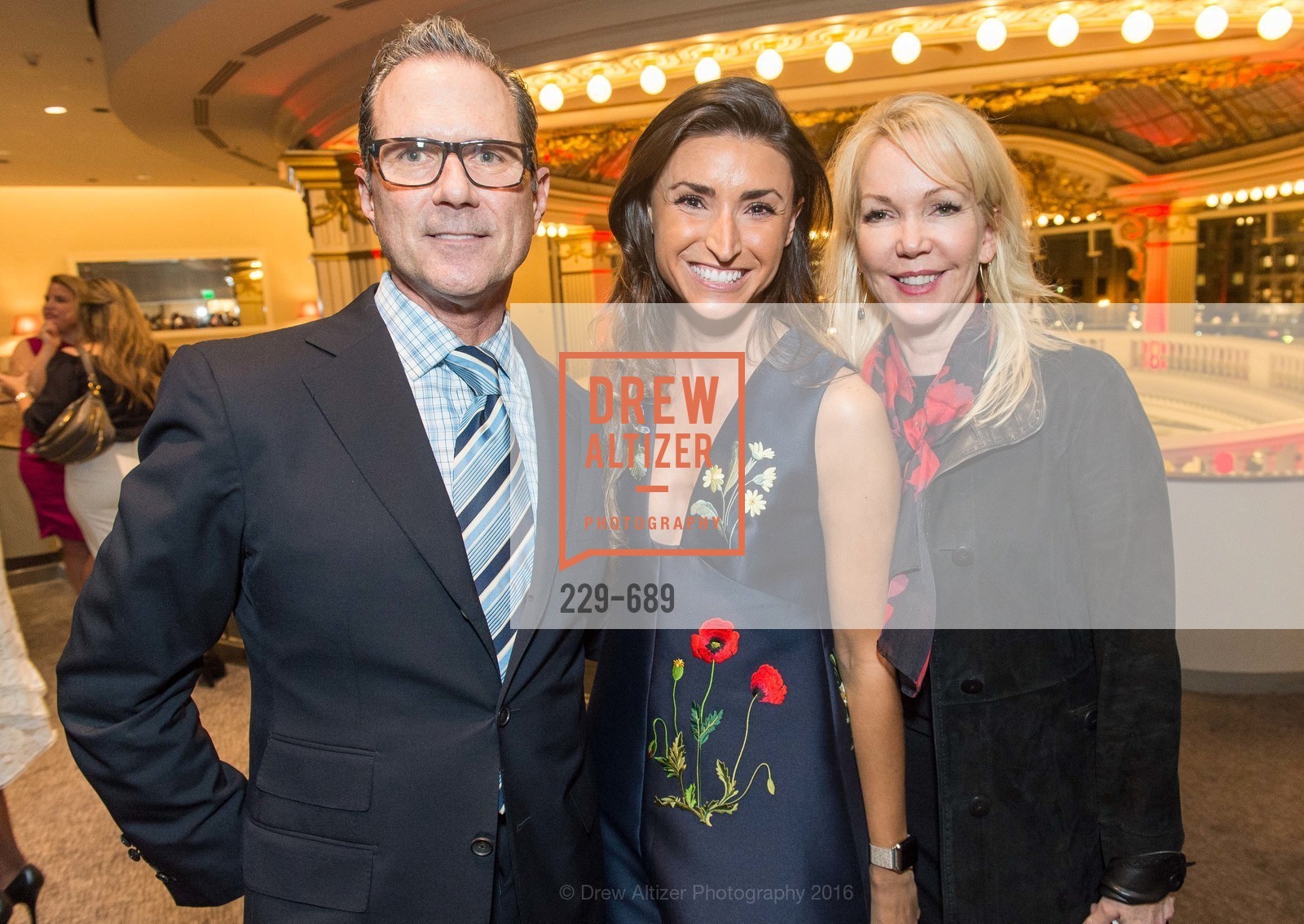 Dean Allen Taylor, Bron Wyn, Mary Christensen, Oscar de la Renta Cocktail Party with Boaz Mazor, The Rotunda Restaurant, January 19th, 2016,Drew Altizer, Drew Altizer Photography, full-service agency, private events, San Francisco photographer, photographer california