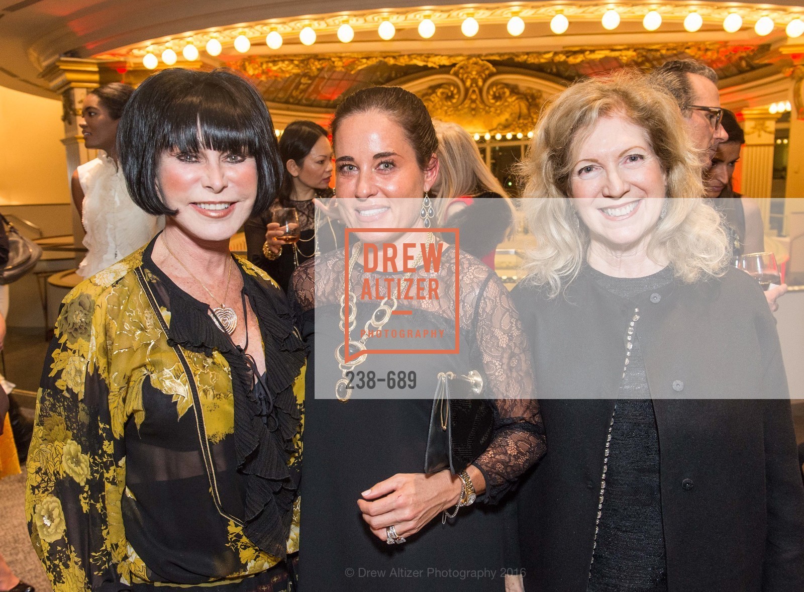 Marilyn Cabak, Natalia Urrutia, Celeste Woo, Oscar de la Renta Cocktail Party with Boaz Mazor, The Rotunda Restaurant, January 19th, 2016,Drew Altizer, Drew Altizer Photography, full-service event agency, private events, San Francisco photographer, photographer California