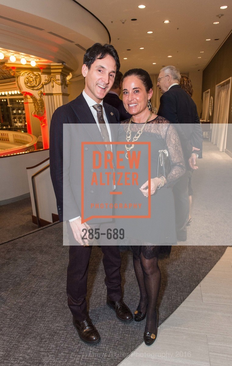 James Krohn, Natalia Urrutia, Oscar de la Renta Cocktail Party with Boaz Mazor, The Rotunda Restaurant, January 19th, 2016,Drew Altizer, Drew Altizer Photography, full-service agency, private events, San Francisco photographer, photographer california