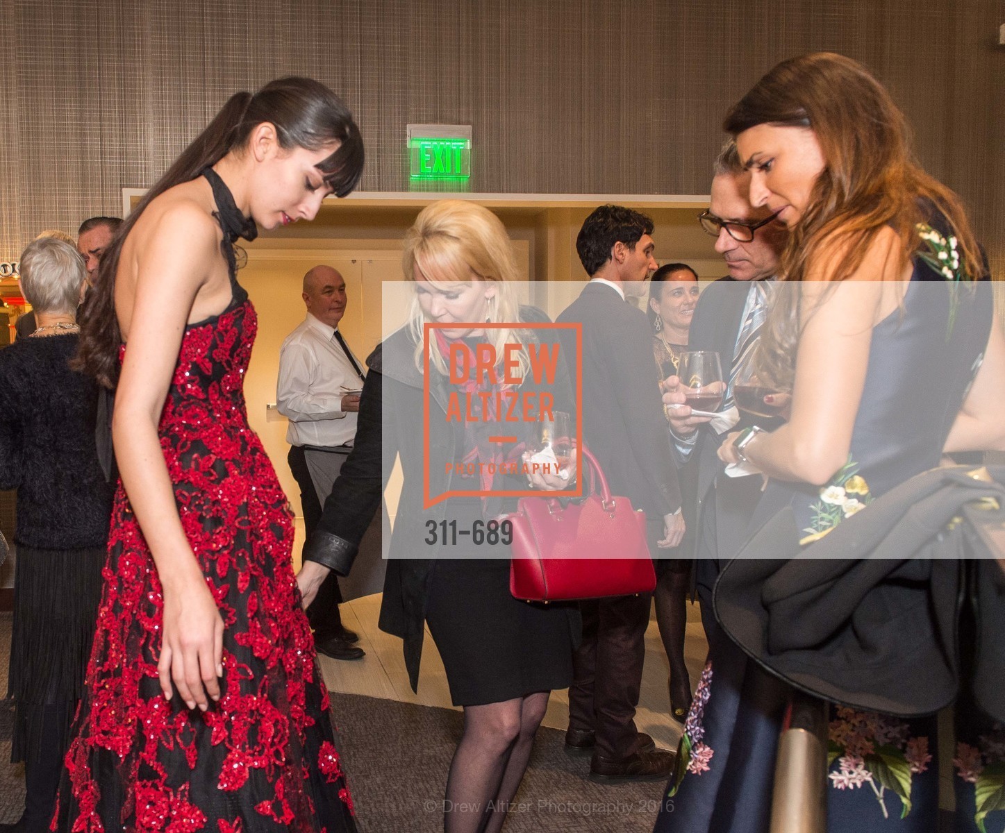 Lana Kohn, Oscar de la Renta Cocktail Party with Boaz Mazor, The Rotunda Restaurant, January 19th, 2016