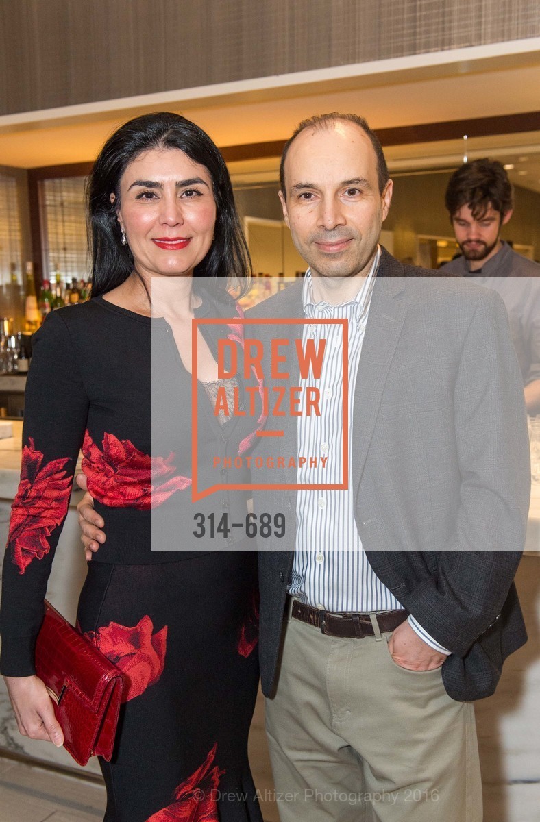 Afsaneh Akhtari, Mark Moasser, Oscar de la Renta Cocktail Party with Boaz Mazor, The Rotunda Restaurant, January 19th, 2016,Drew Altizer, Drew Altizer Photography, full-service agency, private events, San Francisco photographer, photographer california