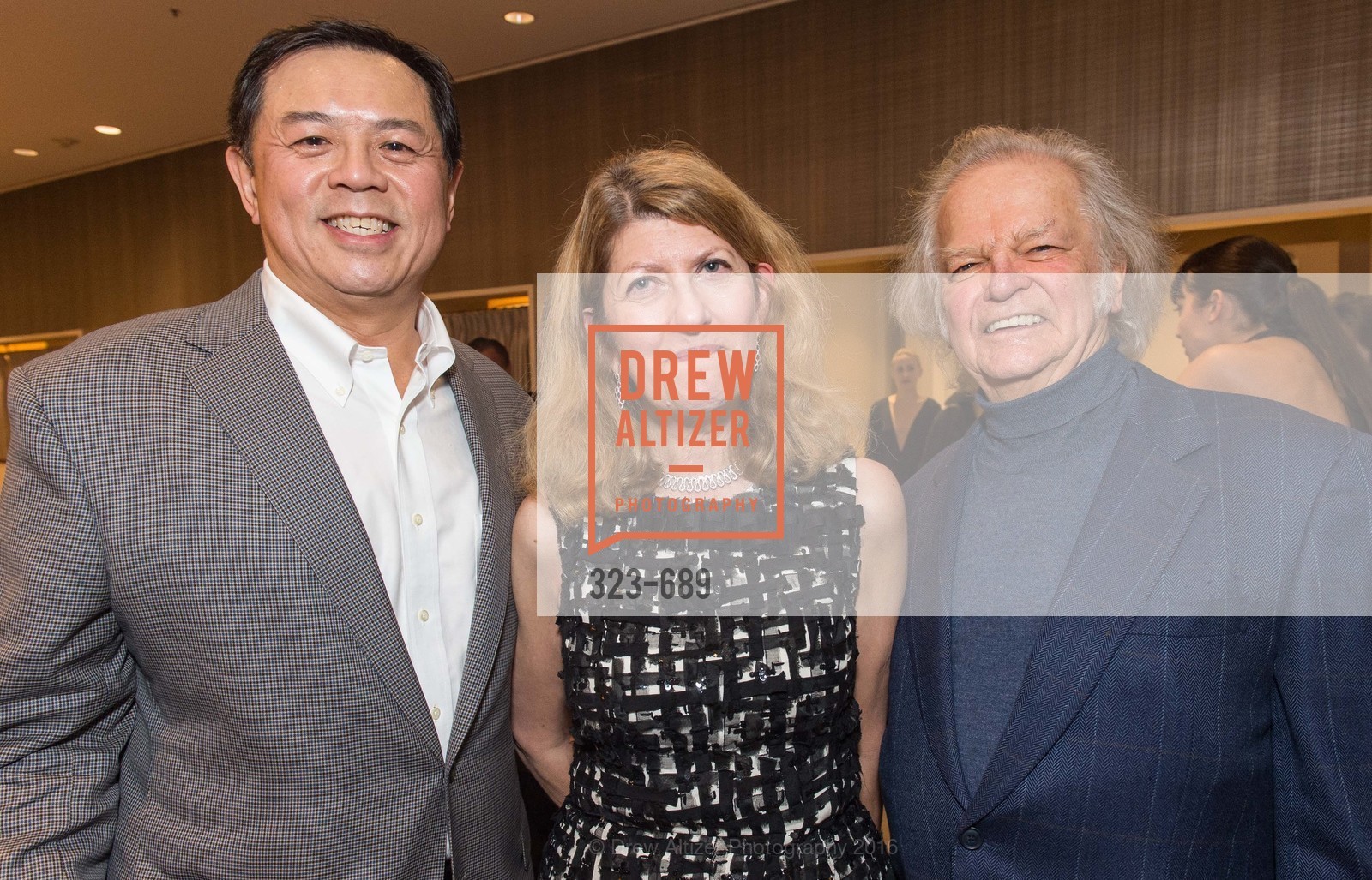 Darryl Woo, Emely Weissman, Michael Cabak, Oscar de la Renta Cocktail Party with Boaz Mazor, The Rotunda Restaurant, January 19th, 2016,Drew Altizer, Drew Altizer Photography, full-service agency, private events, San Francisco photographer, photographer california