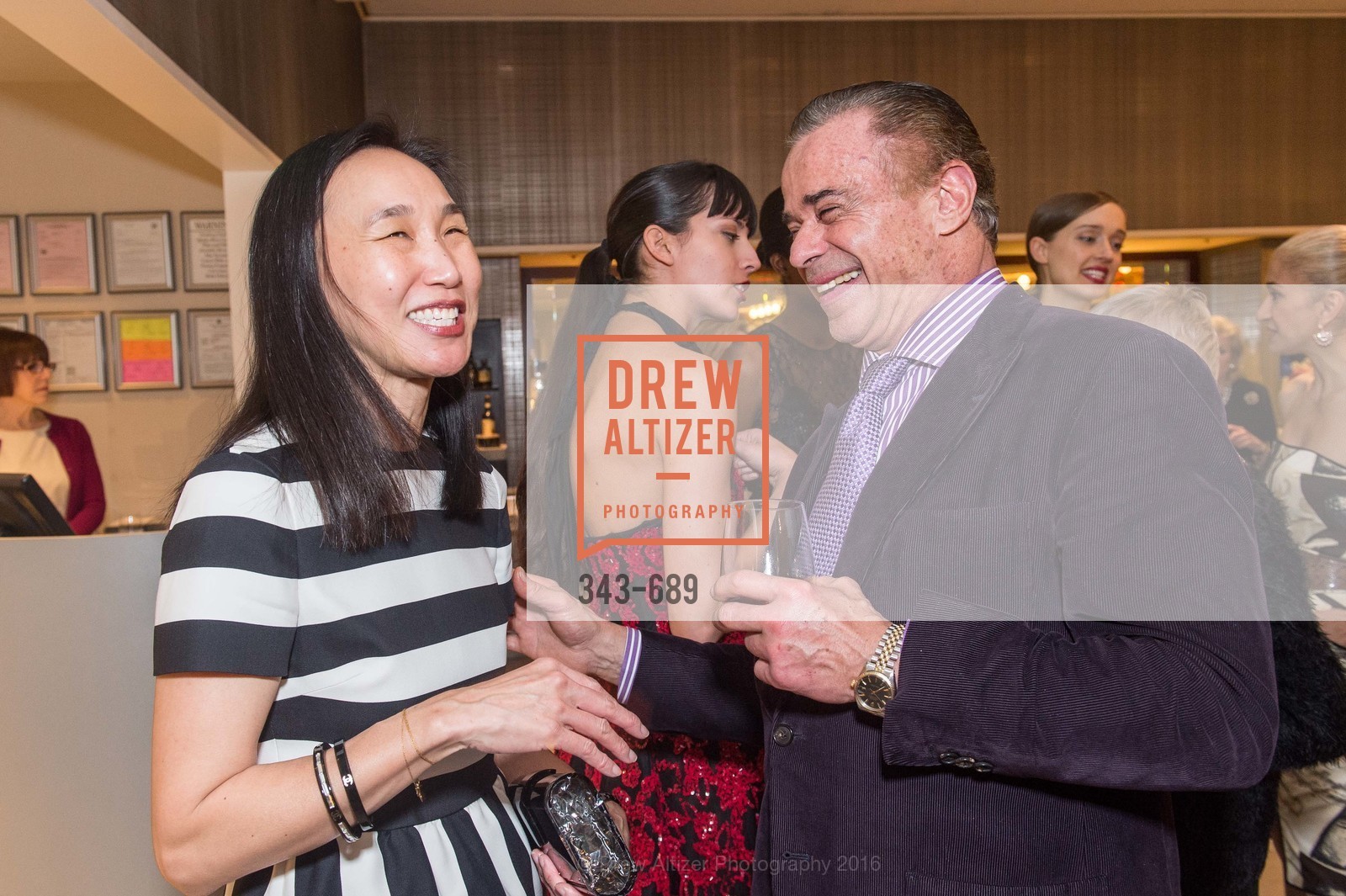 Carolyn Chang, Boaz Mazor, Oscar de la Renta Cocktail Party with Boaz Mazor, The Rotunda Restaurant, January 19th, 2016,Drew Altizer, Drew Altizer Photography, full-service event agency, private events, San Francisco photographer, photographer California